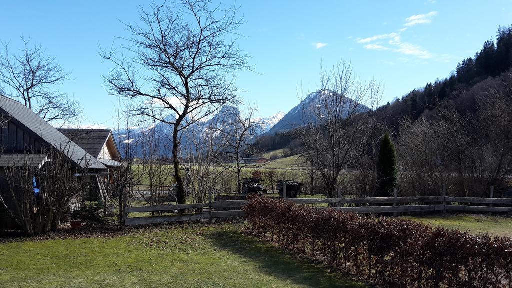 Haus Seehof - Ferienhaus Abersee Exteriör bild