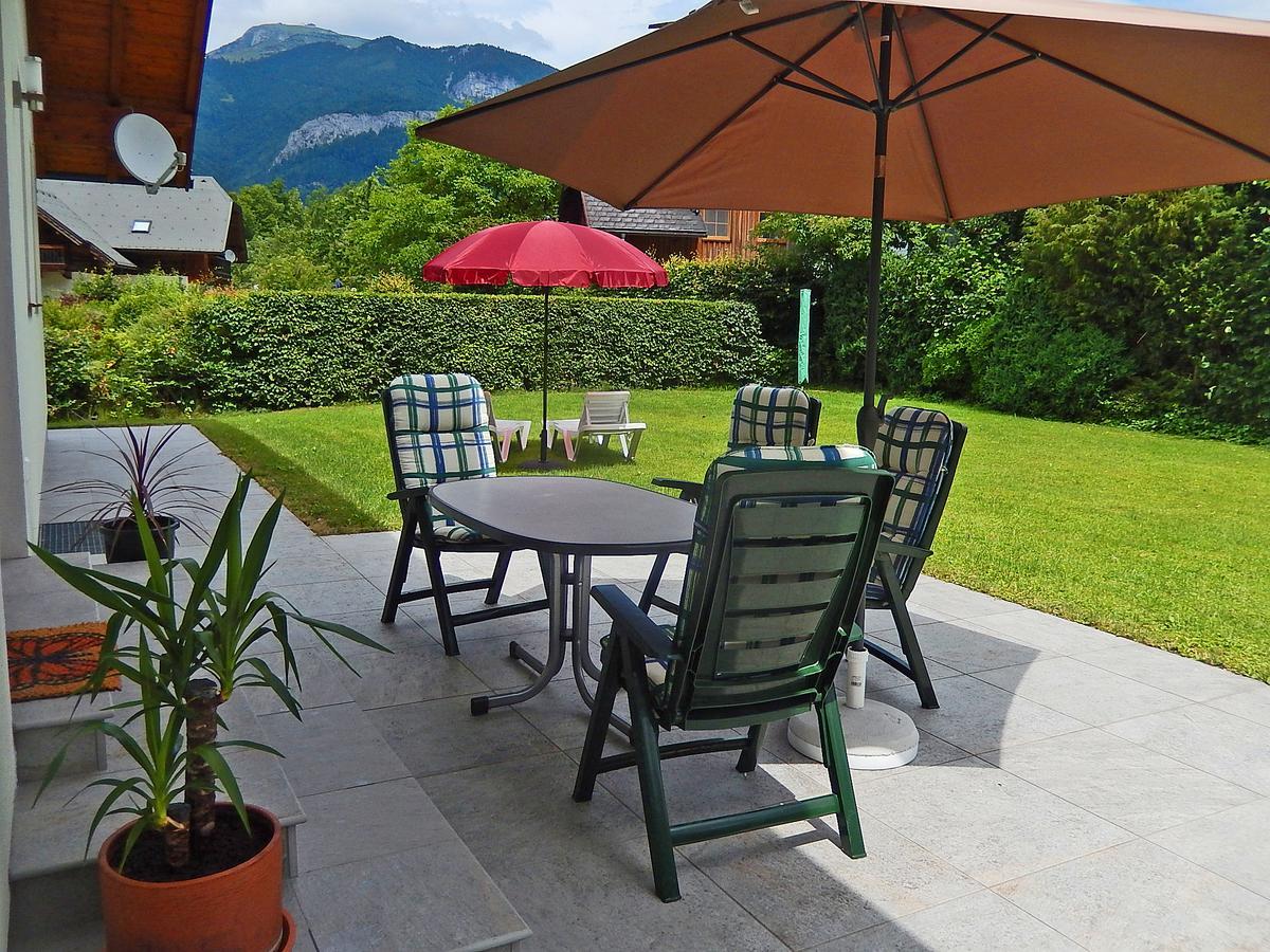 Haus Seehof - Ferienhaus Abersee Exteriör bild